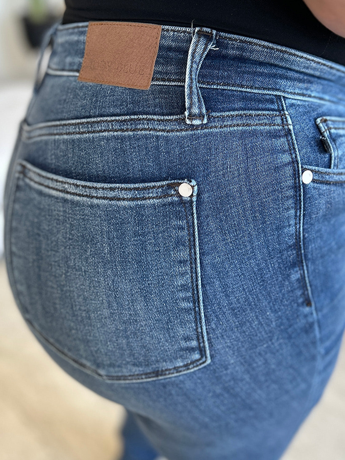 Hazel Blues® | Judy Blue High Waist Distressed Skinny Jeans