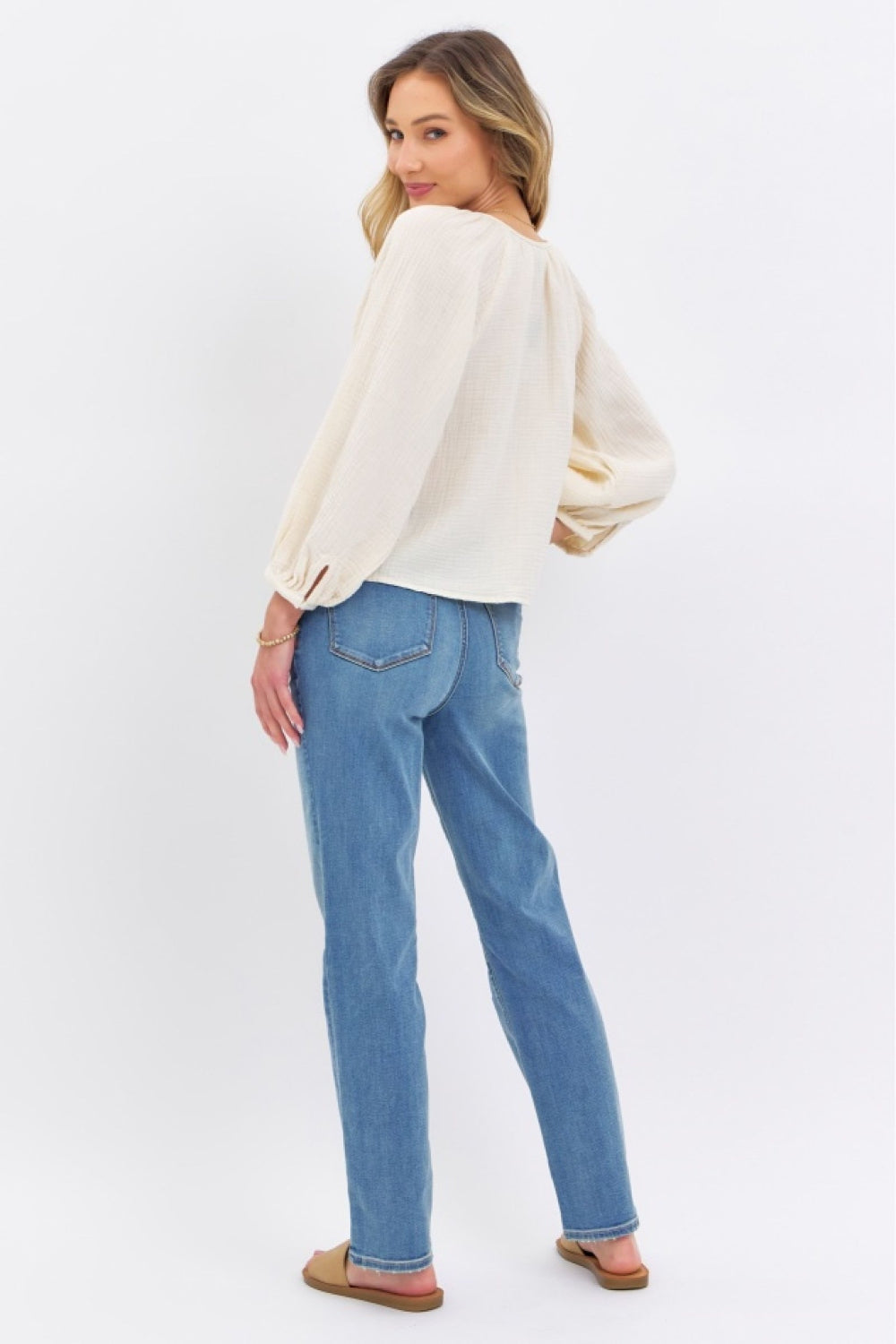 Hazel Blues® | Judy Blue High Waist Straight Jeans