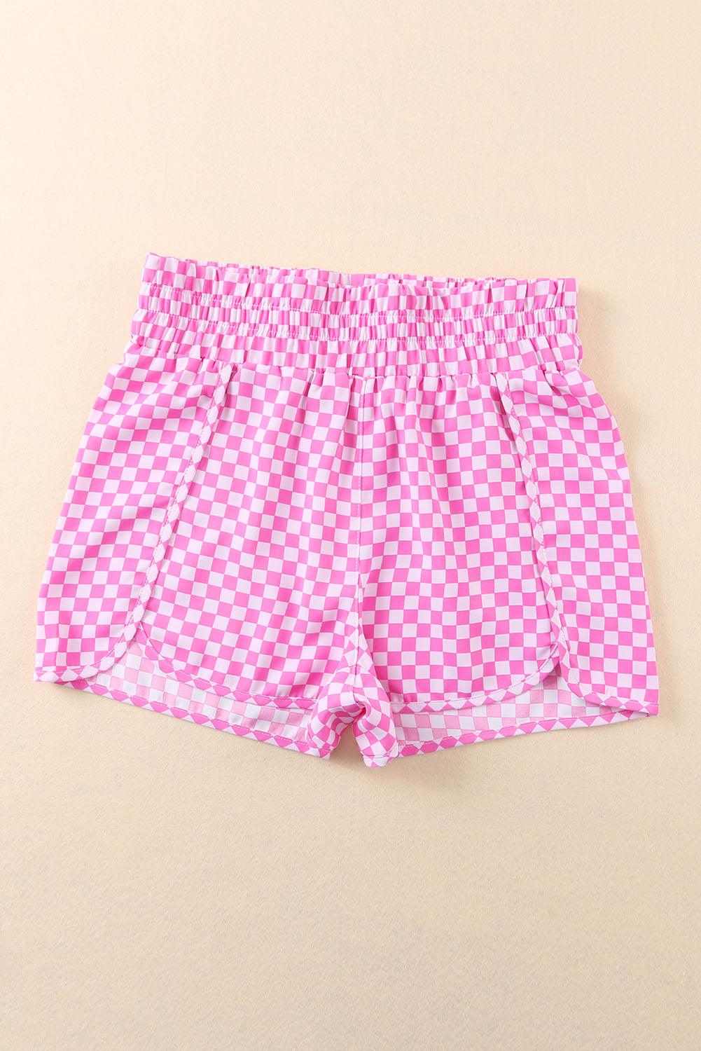 Hazel Blues® | Leopard Elastic Waist Shorts
