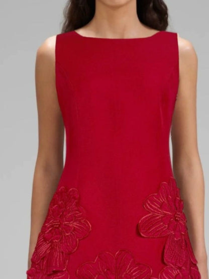 Hazel Blues® |  Flower Round Neck Sleeveless Dress