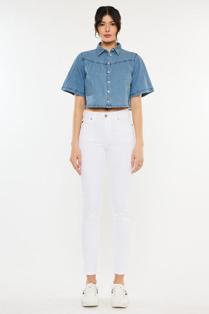 Hazel Blues® |  Kancan High Rise Ankle Skinny Jeans