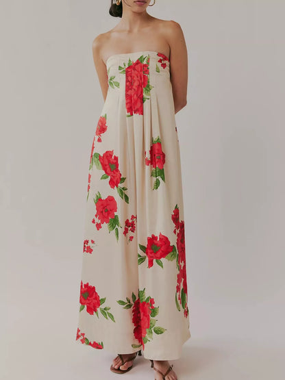 Hazel Blues® |  Floral Print Sleeveless Maxi Dress