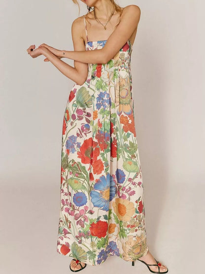 Hazel Blues® |  Floral Print Sleeveless Maxi Dress