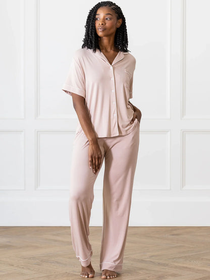 Cozy Earth Short Sleeve Bamboo PJ Top