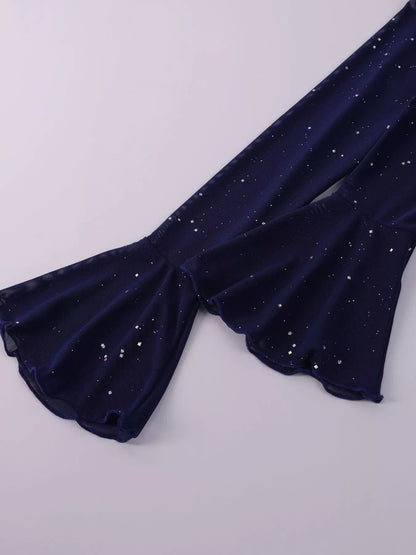 Hazel Blues® |  Glitter Off-Shoulder Maxi Dress