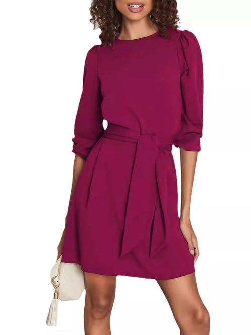 Hazel Blues® |  Tie-Waist Mini Dress