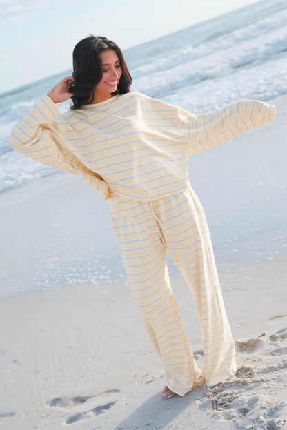 Double Stripe Patch Pullover