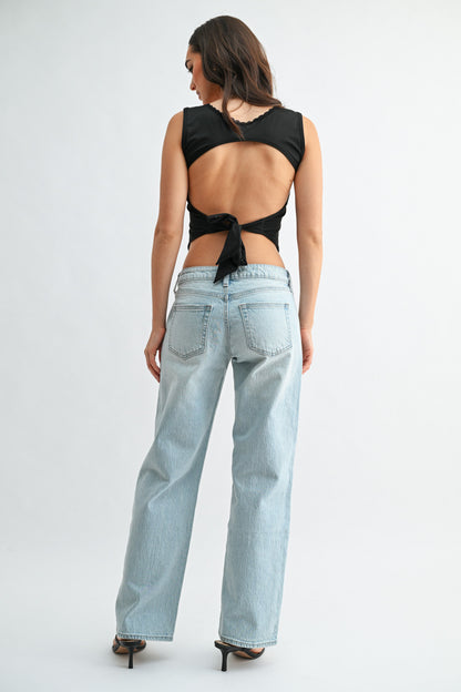 Just Black Denim Studded Jean