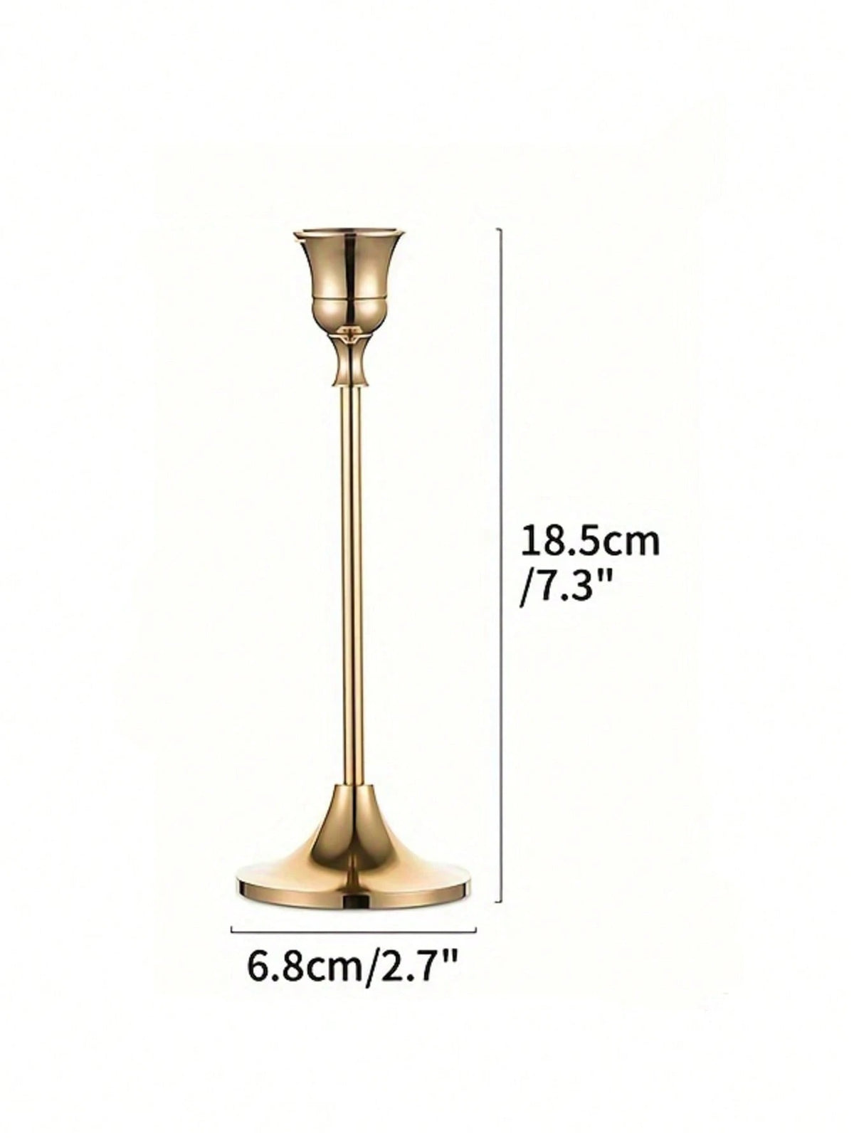 Brass Gold/Black Metal Tapered Candle Holders, Vintage Modern Decorative Centerpiece Candlestick For Fireplace, Wedding, Party, Cozy Home, Rama Table Decor, Mother's Day Gift, Party Use, Family Dining, High-End Restaurants Sup