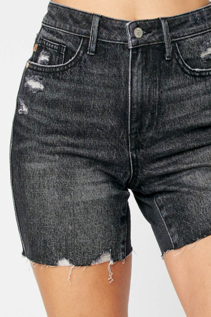 Hazel Blues® |  Judy Blue High Waist Tummy Control Denim Shorts