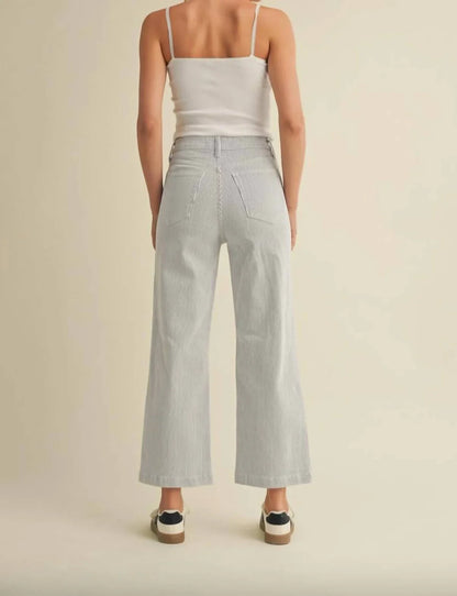 Just Black Patch Pocket Wide Leg Jeans