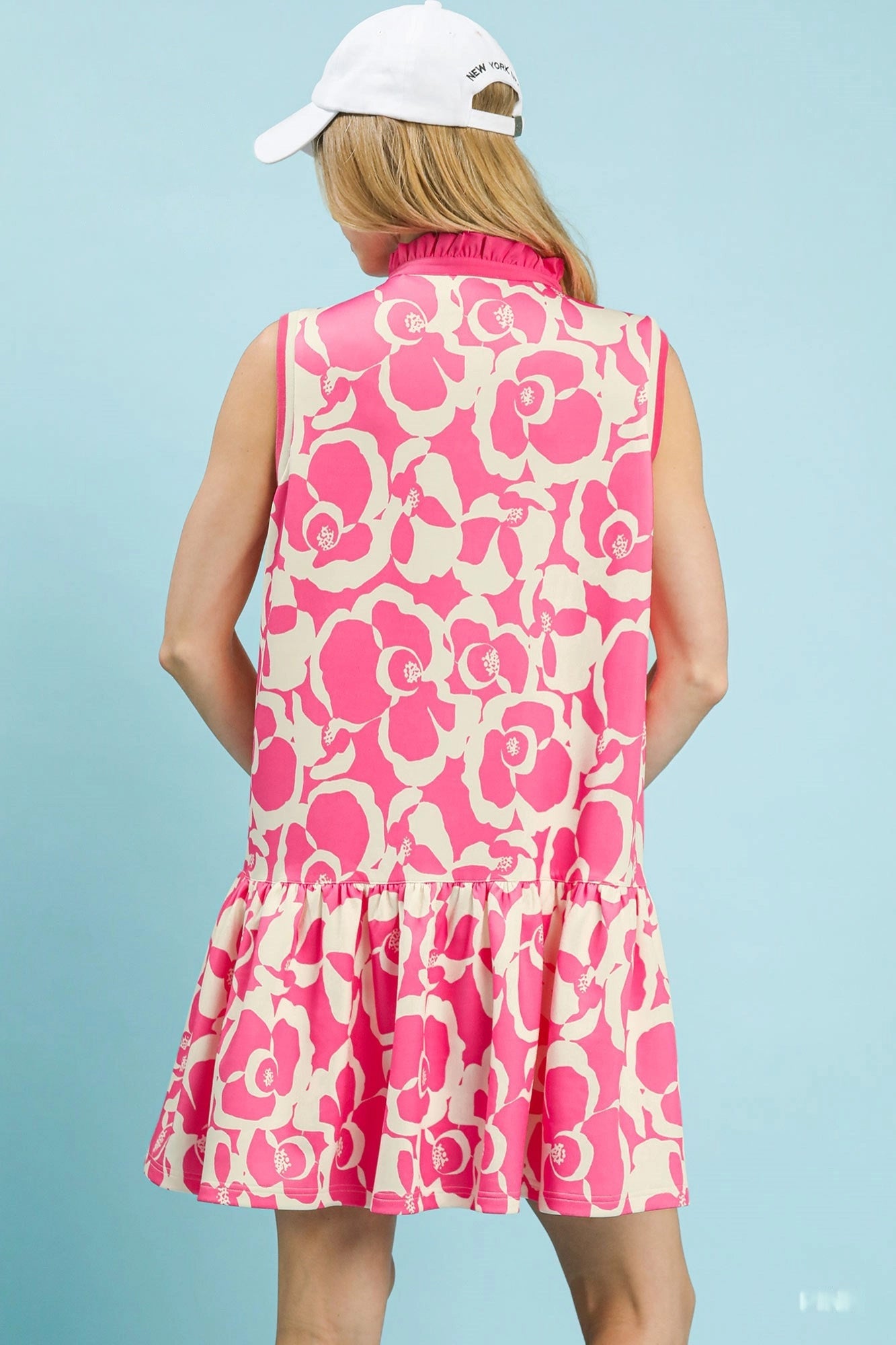 Hazel Blues® |  Umgee Floral Sleeveless Tiered Dress