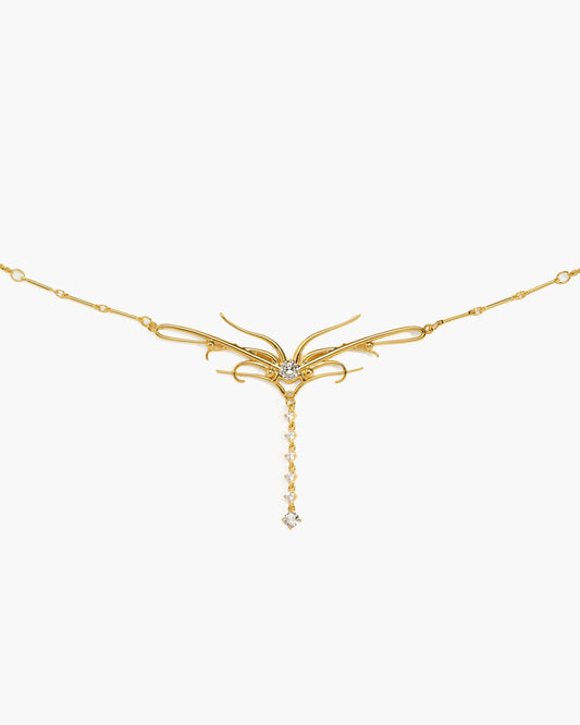 Dripping Waist Chain in Gold