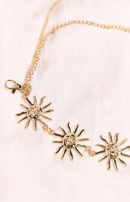 Gold Multi Chain Star Belt