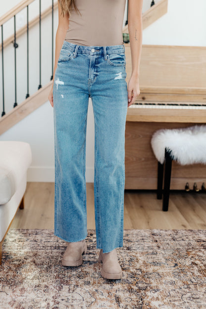 Hazel Blues® |  Hope High Rise Wide Leg Jeans