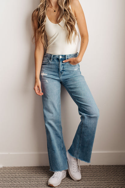 Hazel Blues® |  Hope High Rise Wide Leg Jeans