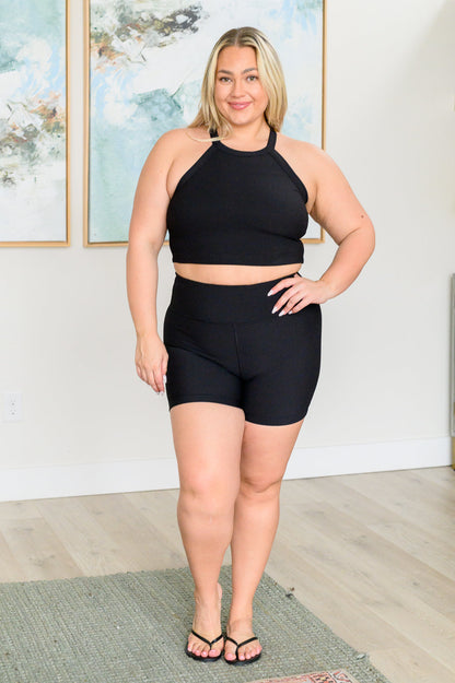 Hazel Blues® |  Hot Girl Walks Biker Shorts in Black
