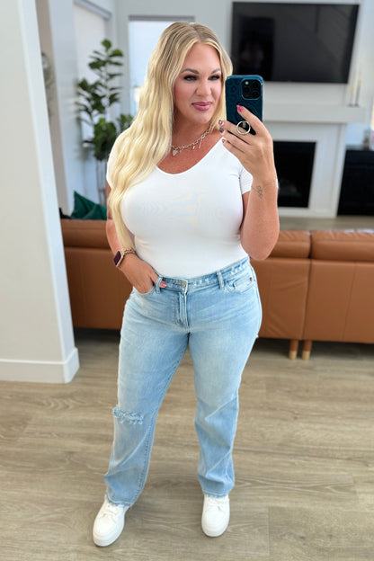 Hazel Blues® |  Parker High Rise 90's Straight Jeans