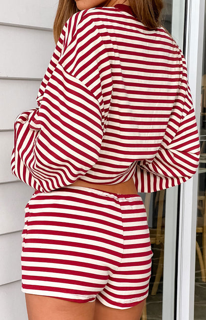 Lioness Kourt Wine Stripe Bloomers