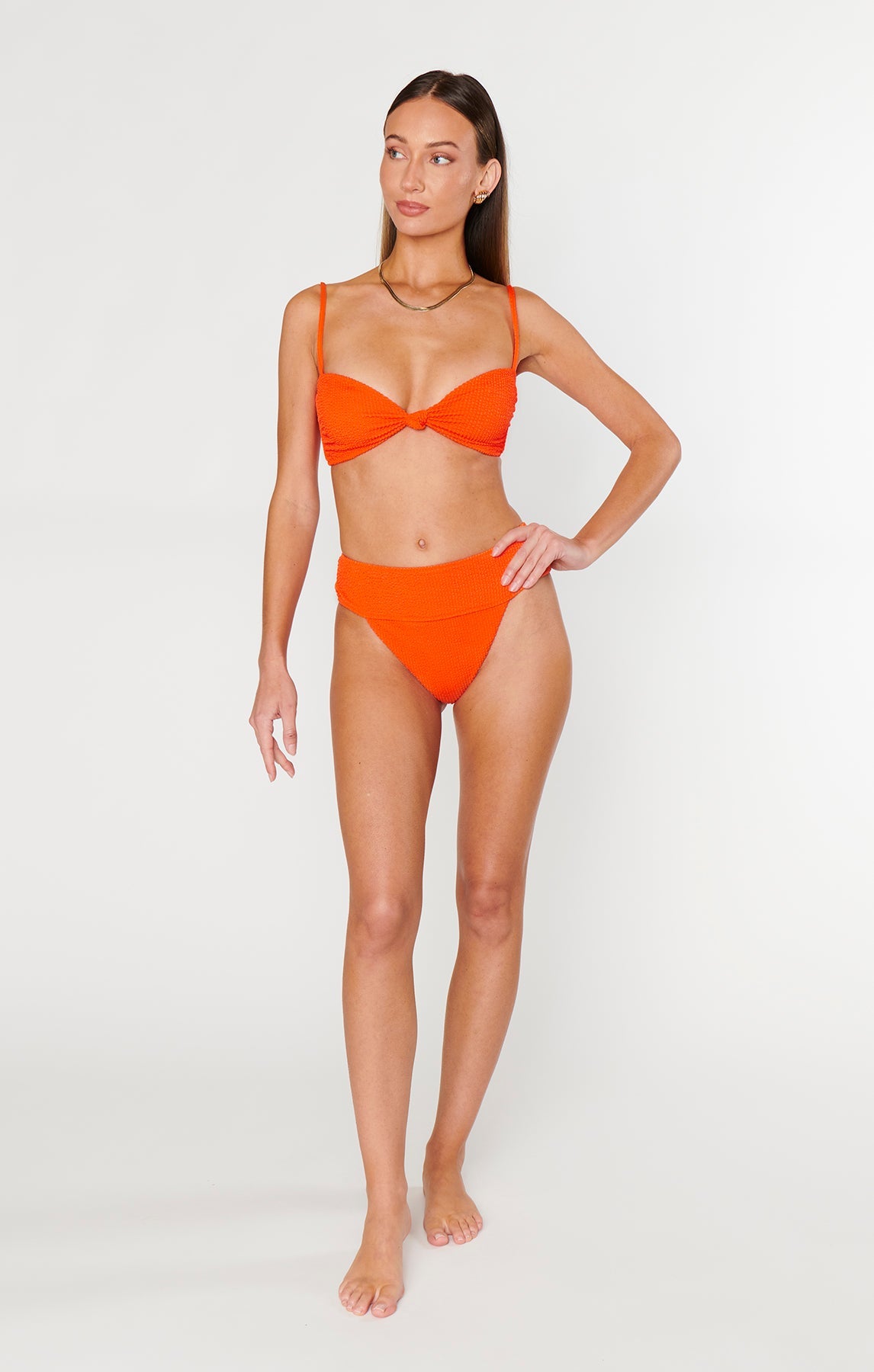 Keys Top ~ Blood Orange Scrunch