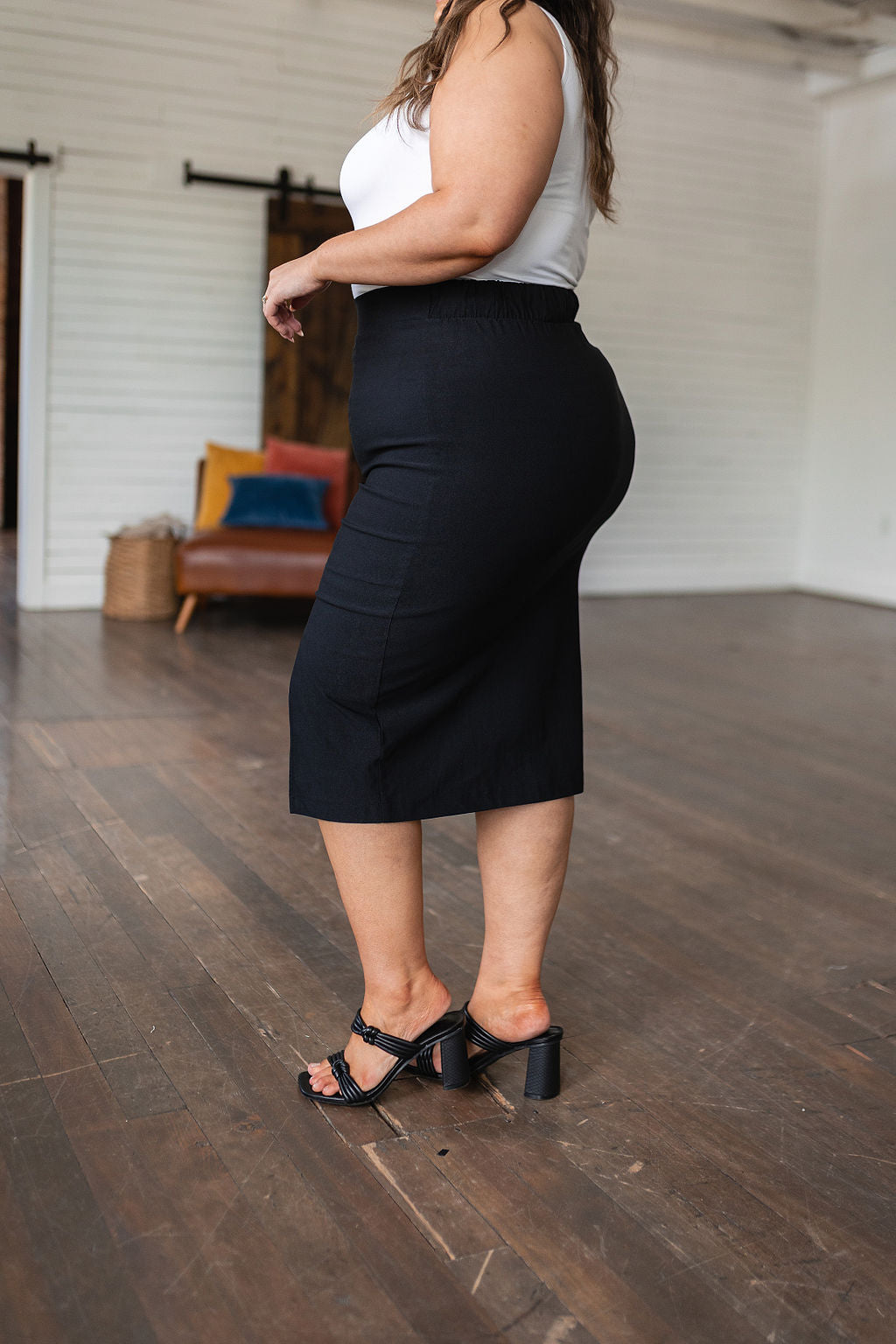 Hazel Blues® |  Pencil Me In Pencil Skirt in Black