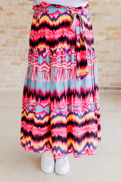 Hazel Blues® |  Watch Me Twirl Abstract Skirt