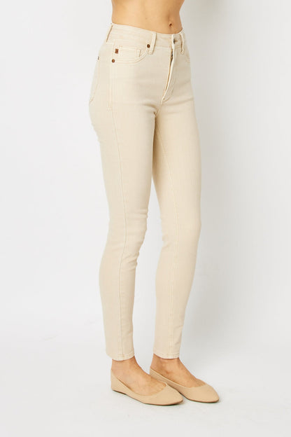 Hazel Blues® |  Judy Blue Garment Dyed Tummy Control Skinny Jeans