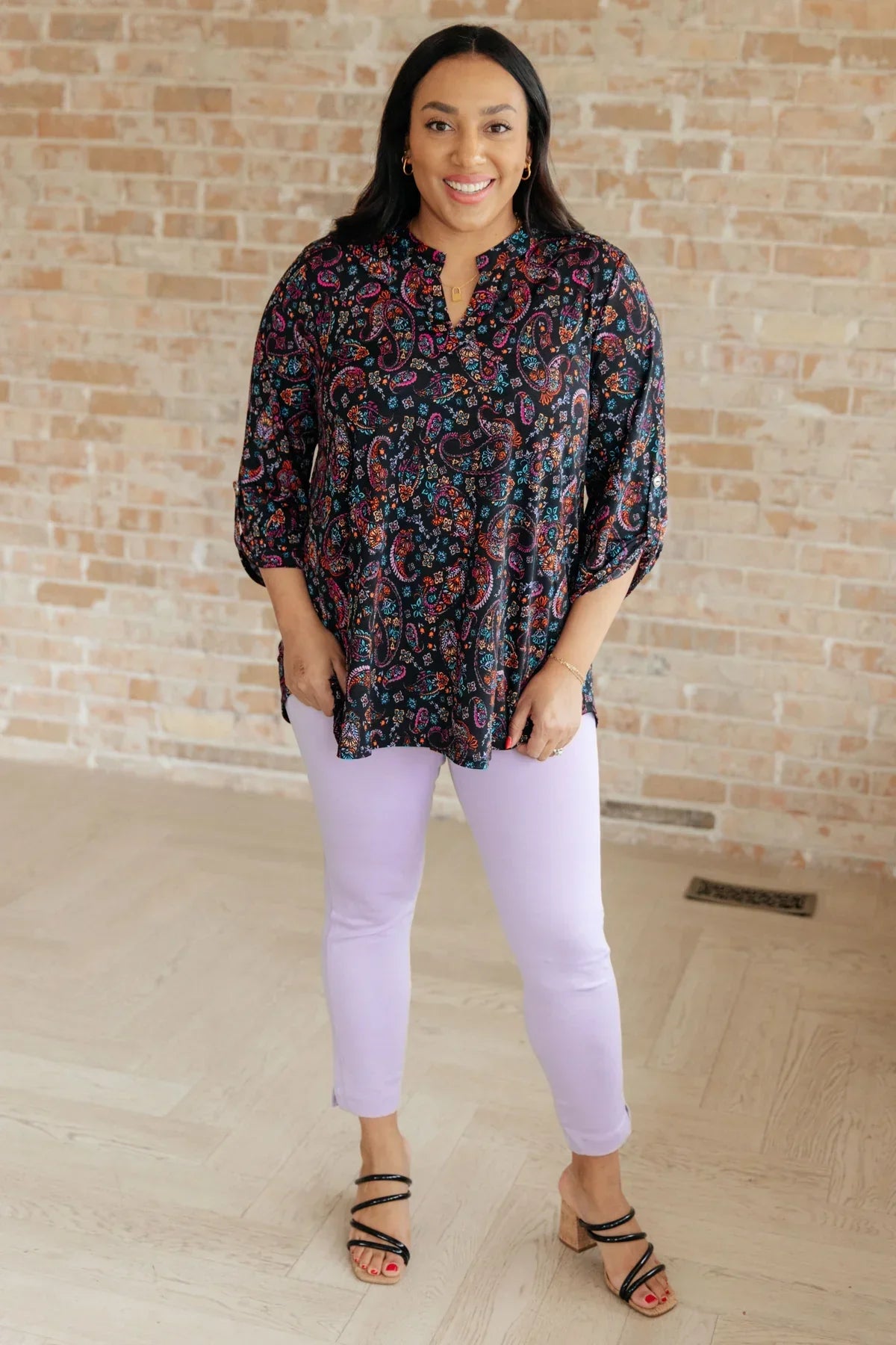 Hazel Blues® |  Magic Ankle Crop Skinny 26" Pants in Twelve Colors