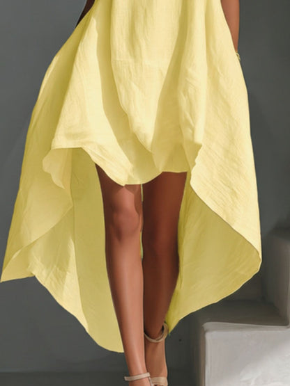Hazel Blues® |  Sleeveless High-Low Hem Dress