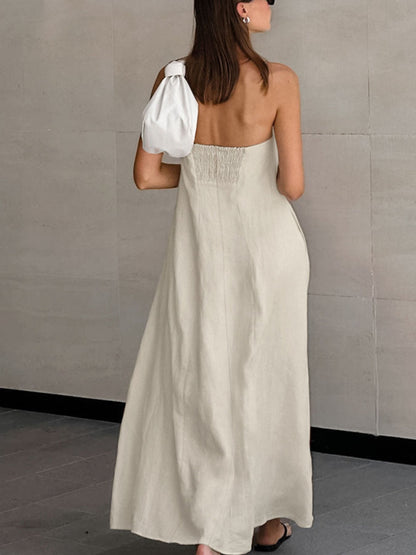 Hazel Blues® |  Smocked Back Tube Dress