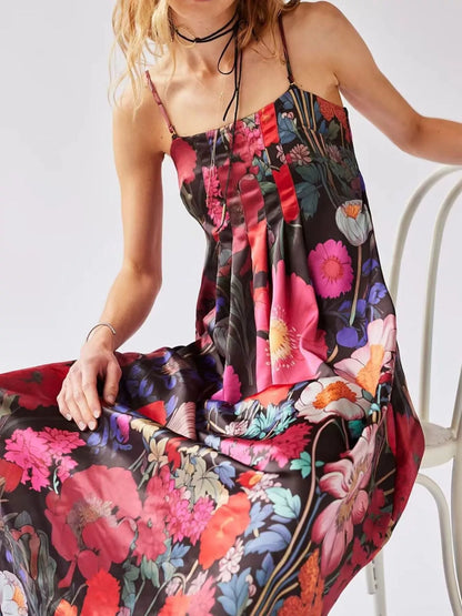 Hazel Blues® |  Floral Print Sleeveless Maxi Dress