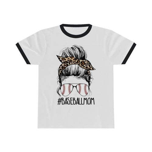 Hazel Blues® | Baseball Mom Leopard Ringer Tee