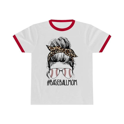 Hazel Blues® | Baseball Mom Leopard Ringer Tee