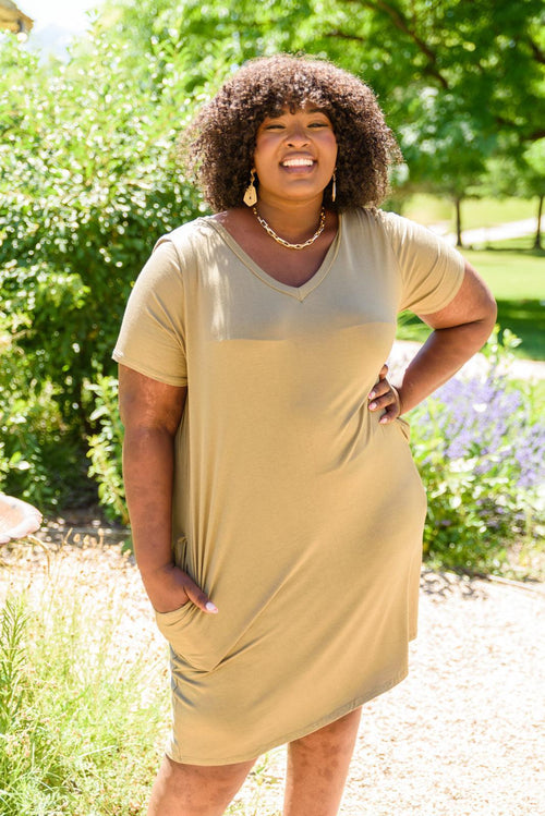 Hazel Blues® | Counting On You T-Shirt Dress
