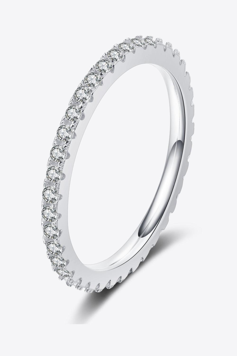 Hazel Blues® | Curious Time 925 Sterling Silver Moissanite Ring