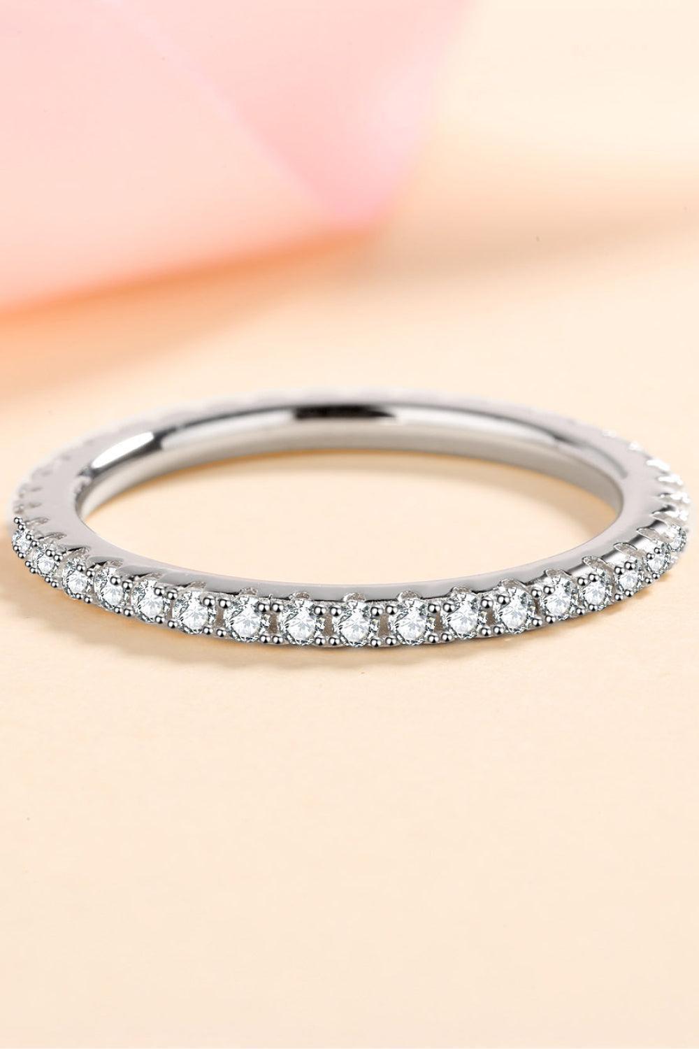 Hazel Blues® | Curious Time 925 Sterling Silver Moissanite Ring