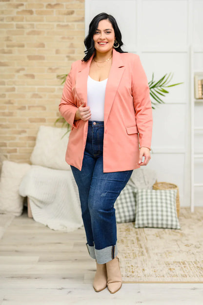 Hazel Blues® | Eugenie Blazer in Mauve