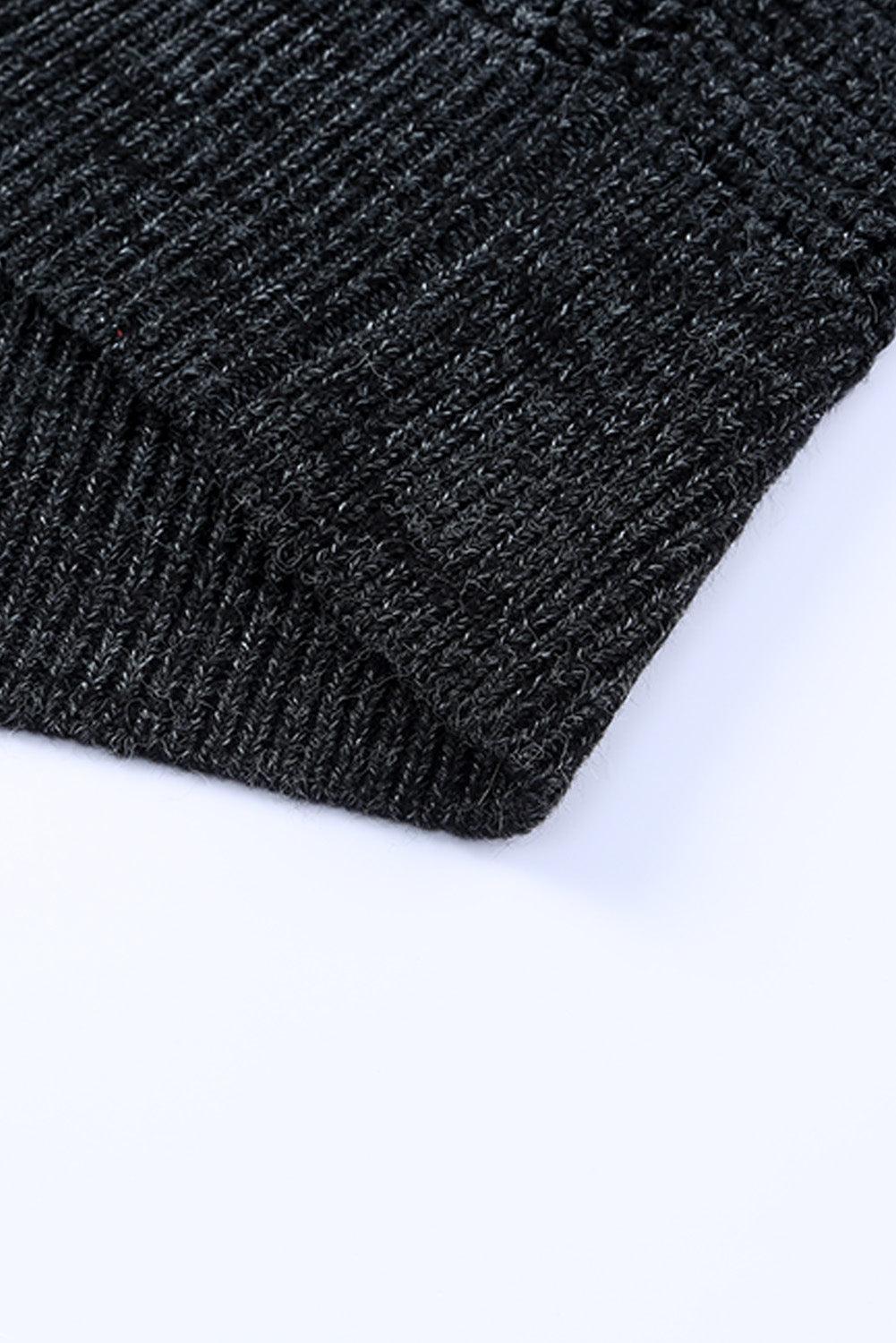 Hazel Blues® | Heathered Open Front Longline Cardigan