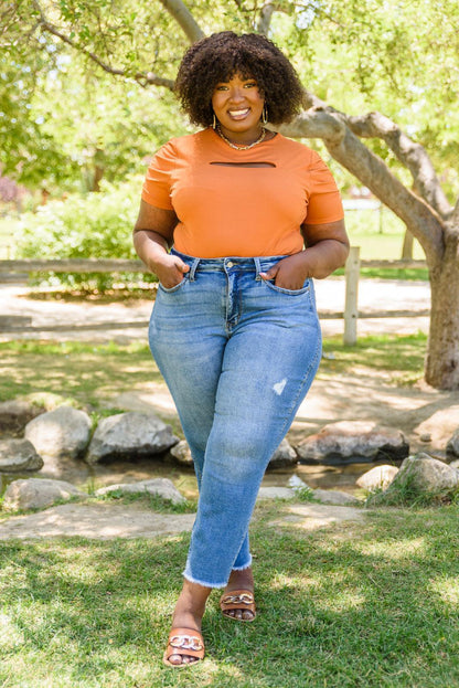 Hazel Blues® | Howdy Embroidery Boyfriend Jeans