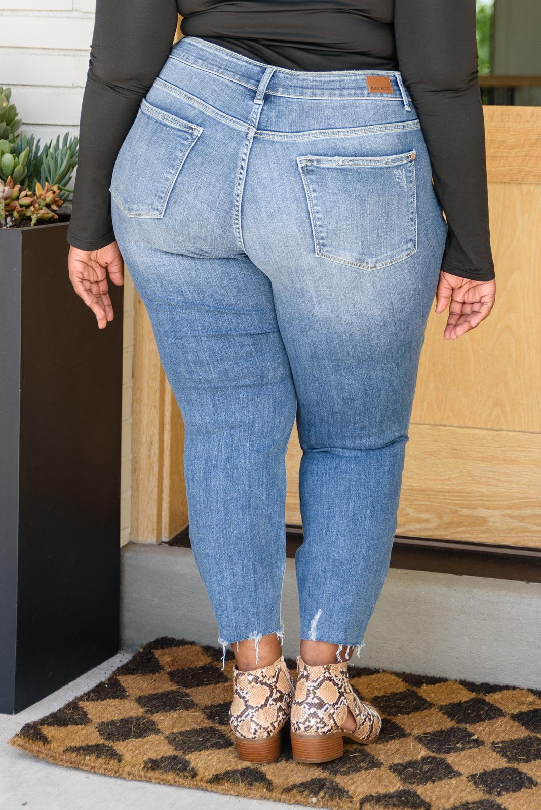 Hazel Blues® | Kyla Destroyed Hi Waist Relaxed Fit