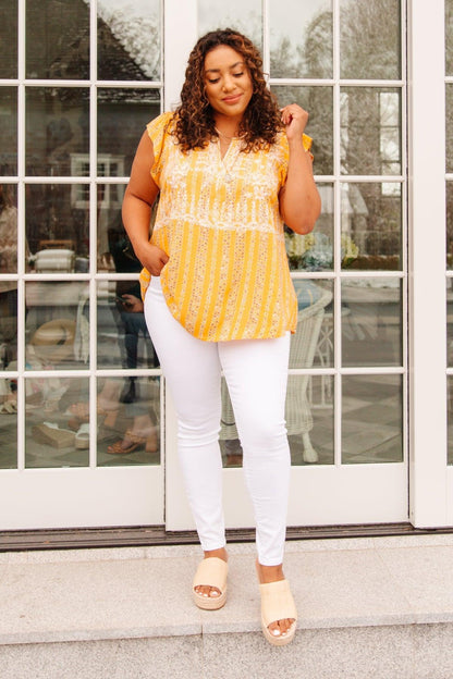 Hazel Blues® | Mellow Yellow Blouse