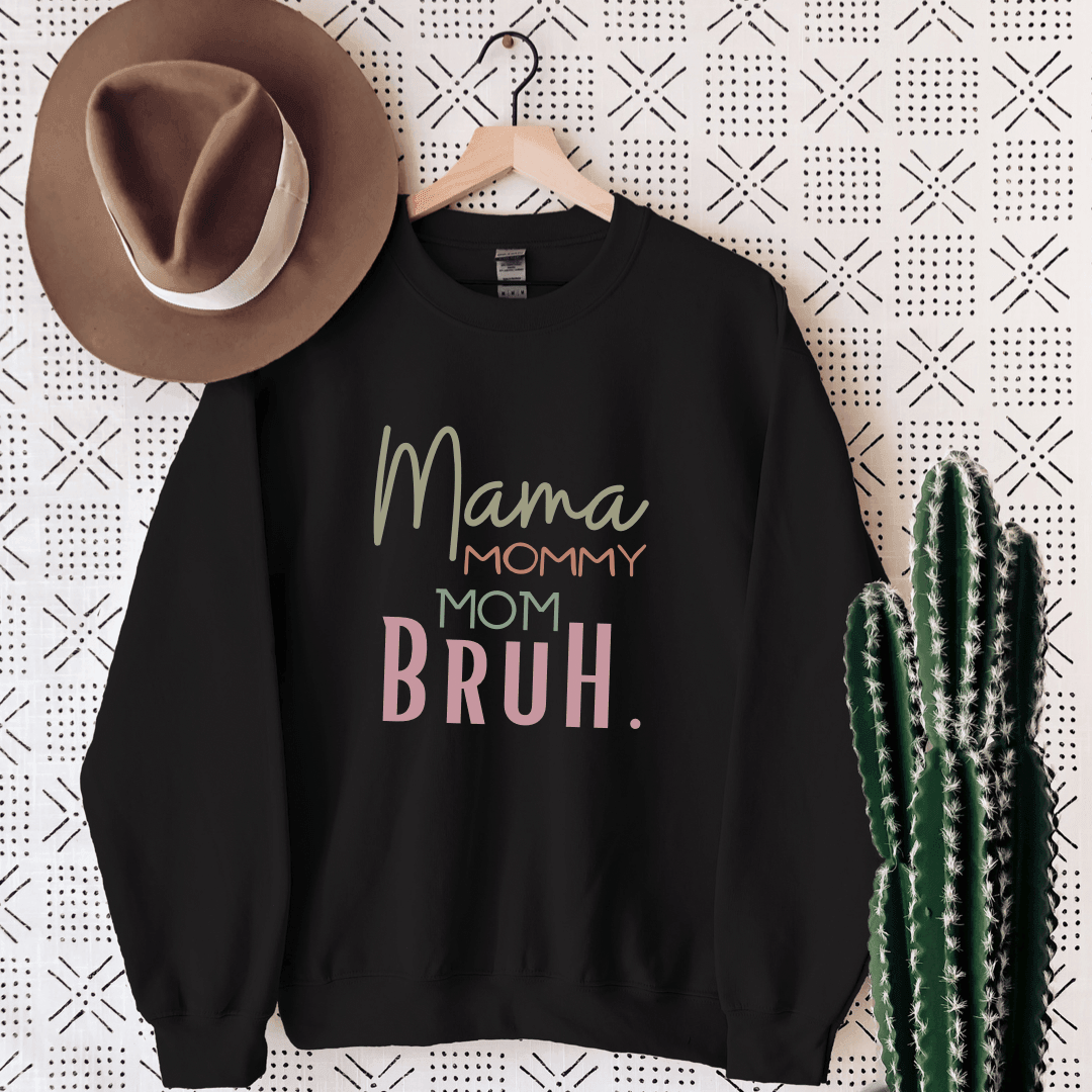 Hazel Blues® | MOMMY BRUH TRANSITION Graphic Sweatshirt