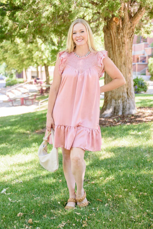 Hazel Blues® | New Gal Ruffle Dress