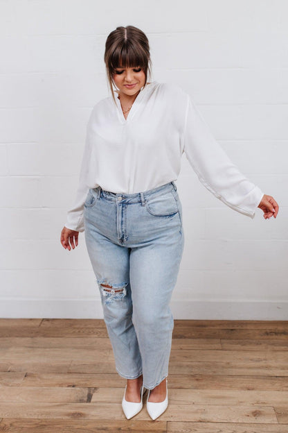 Hazel Blues® | New Me Distressed Jeans