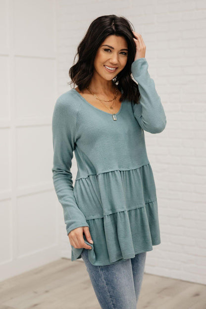 Hazel Blues® | Nicely Done Tiered Top