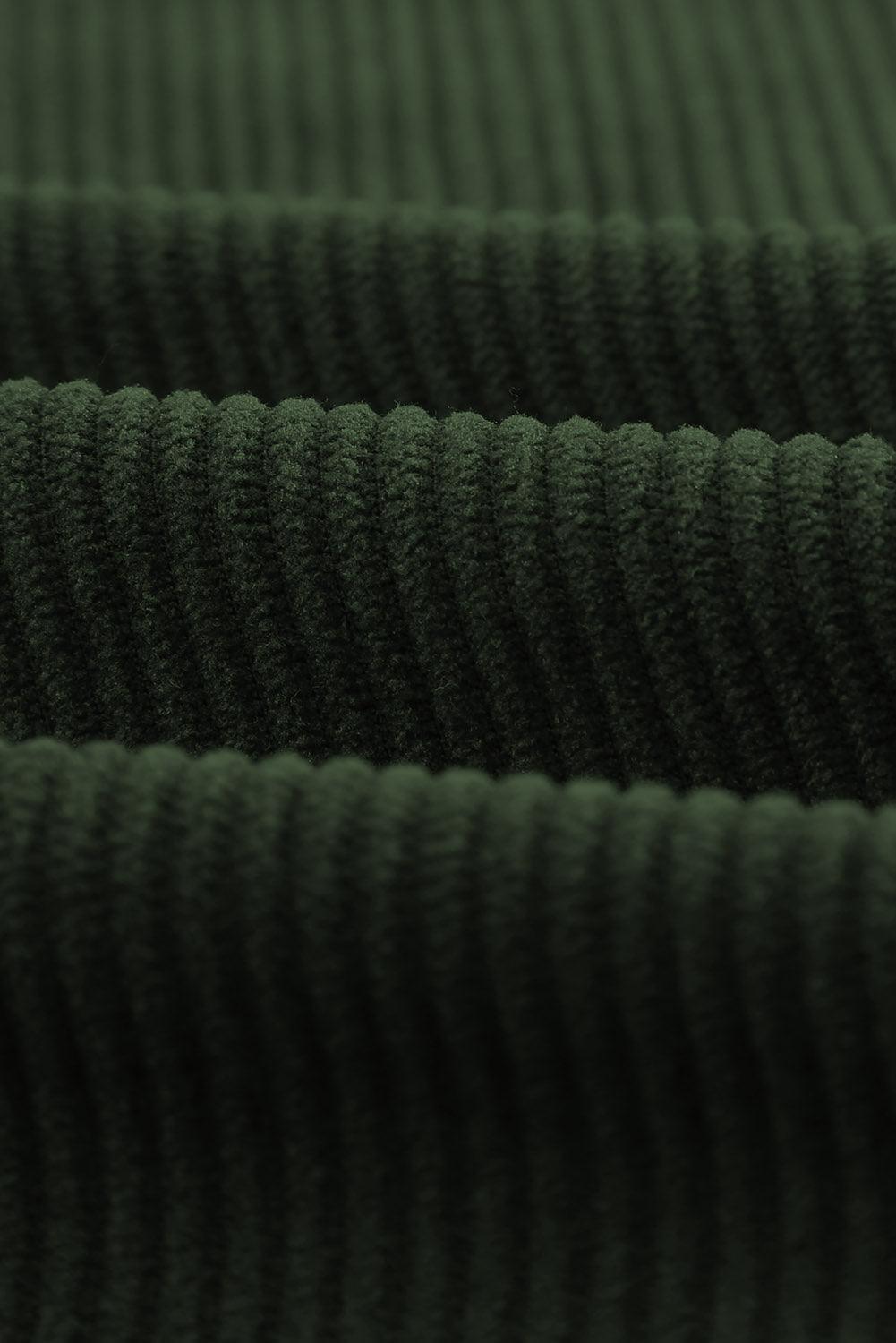 Hazel Blues® | Pocketed Button Ribbed Textured Shacket