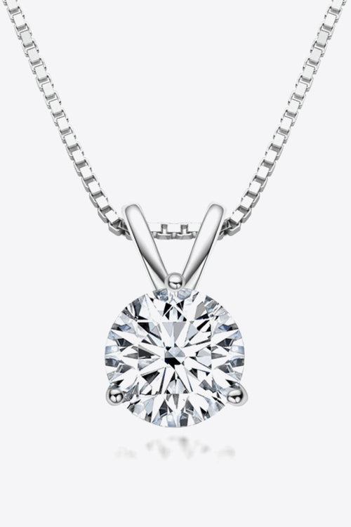 Hazel Blues® | Show Off 1 Carat Moissanite Pendant Necklace