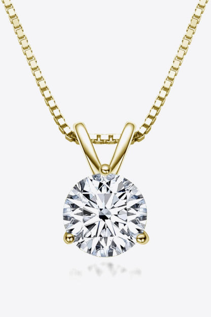 Hazel Blues® | Show Off 1 Carat Moissanite Pendant Necklace