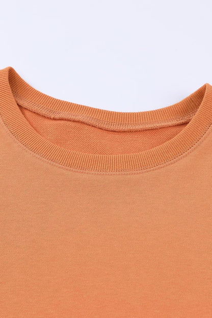 Hazel Blues® | Side Slit Drop Shoulder Sweatshirt