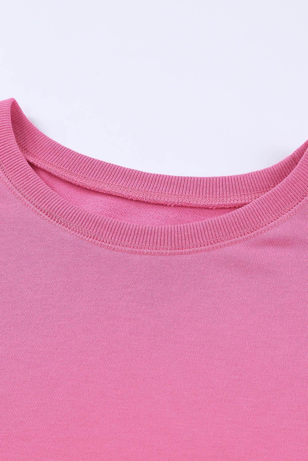 Hazel Blues® | Side Slit Drop Shoulder Sweatshirt
